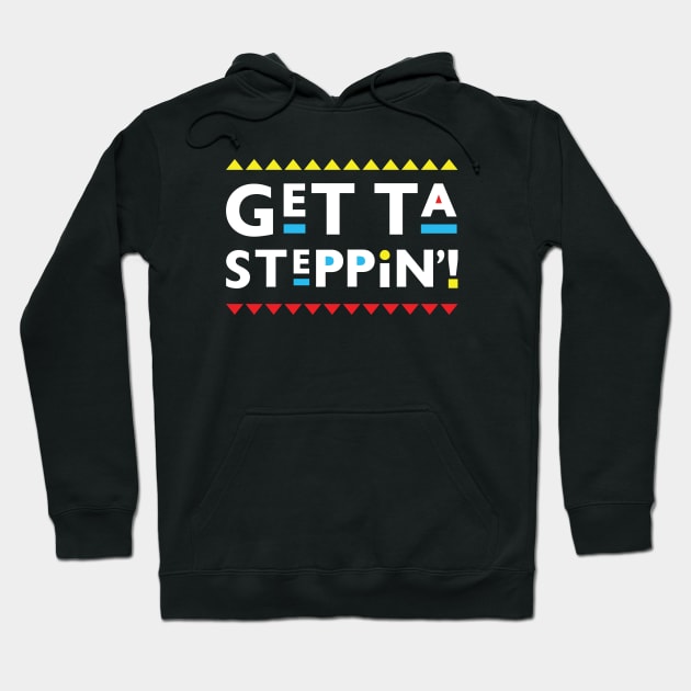 Martin-Get Ta Steppin! Hoodie by BlackActionTeesOnDemand